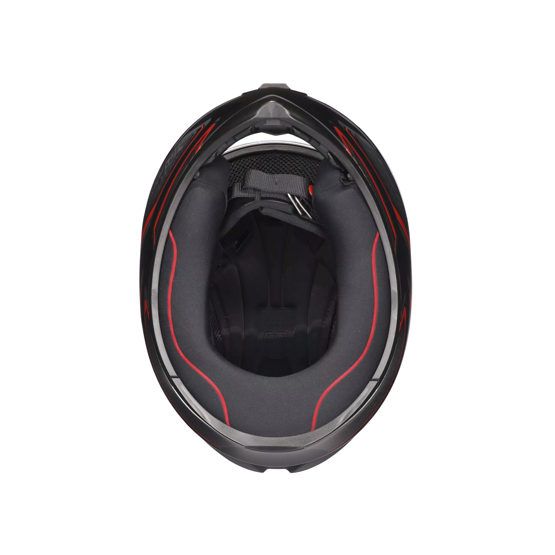 K1 S SLING MATT BLACK/RED - MOTORBIKE FULL FACE HELMET E2206