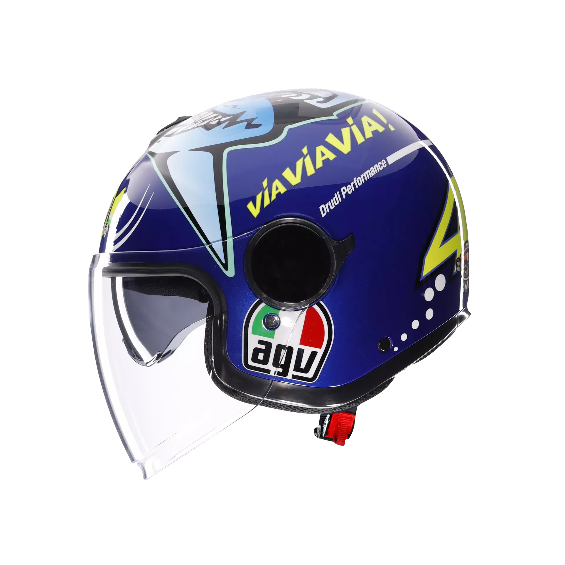 ETERES ROSSI MISANO 2015 - MOTORBIKE OPEN FACE HELMET E2206