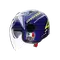 ETERES ROSSI MISANO 2015 - MOTORBIKE OPEN FACE HELMET E2206