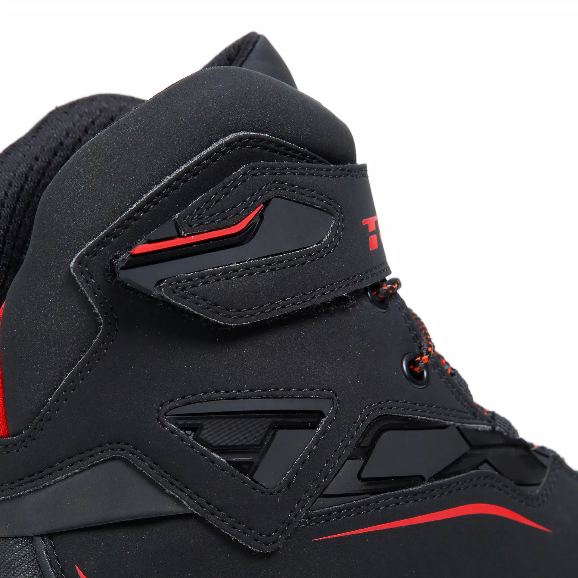 ZETA WP WASSERFESTE MOTORRADSCHUHE - SCHWARZ/ROT