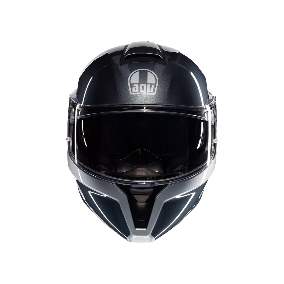 STREETMODULAR LEVICO GREY/SILVER - CASCO MOTO MODULARE E2206 -  - 2