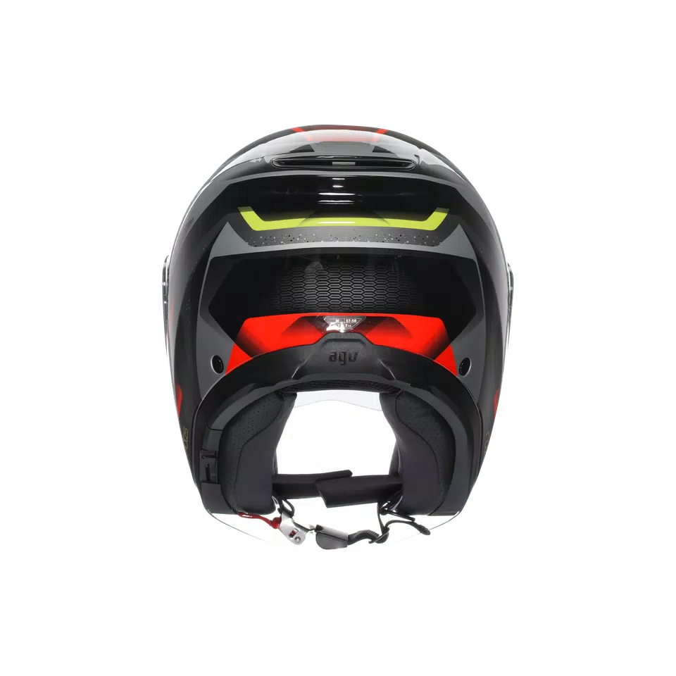 IRIDES AGV E2206 - ZURIGO BLACK/RED/YELLOW FLUO -  - 4