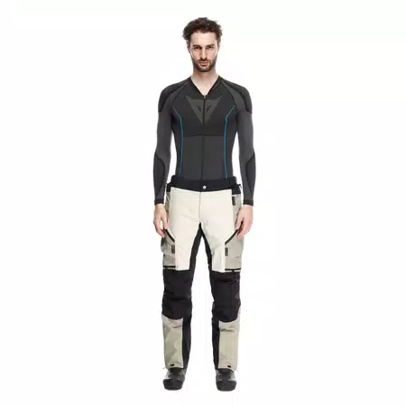 MANGEN ABSØLUTESHELL™ PRO - MEN TOURING MOTORCYCLE PANTS - BLACK/TIDAL FOAM - 3