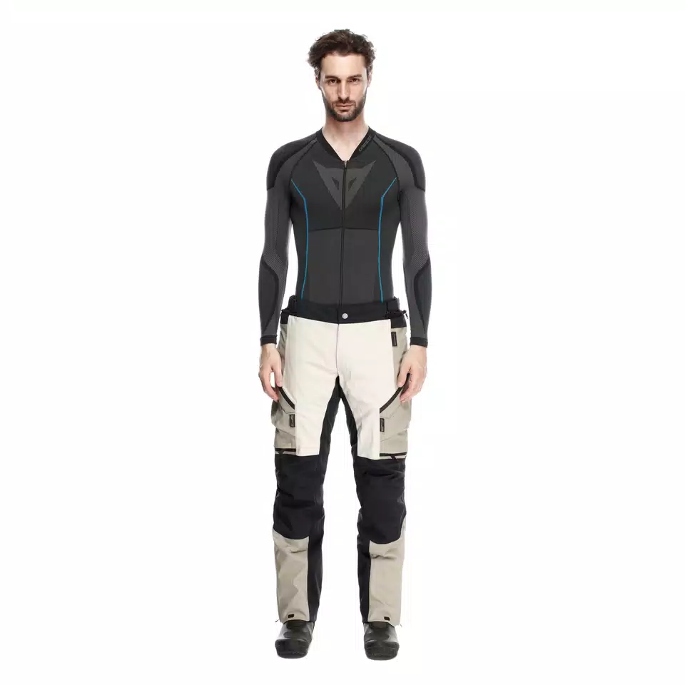 MANGEN ABSØLUTESHELL™ PRO - MEN TOURING MOTORCYCLE PANTS - BLACK/TIDAL FOAM - 3