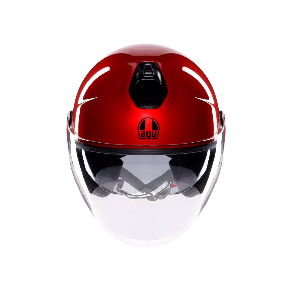 ETERES MONO CORSA RED - MOTORBIKE OPEN FACE HELMET E2206 -  - 2