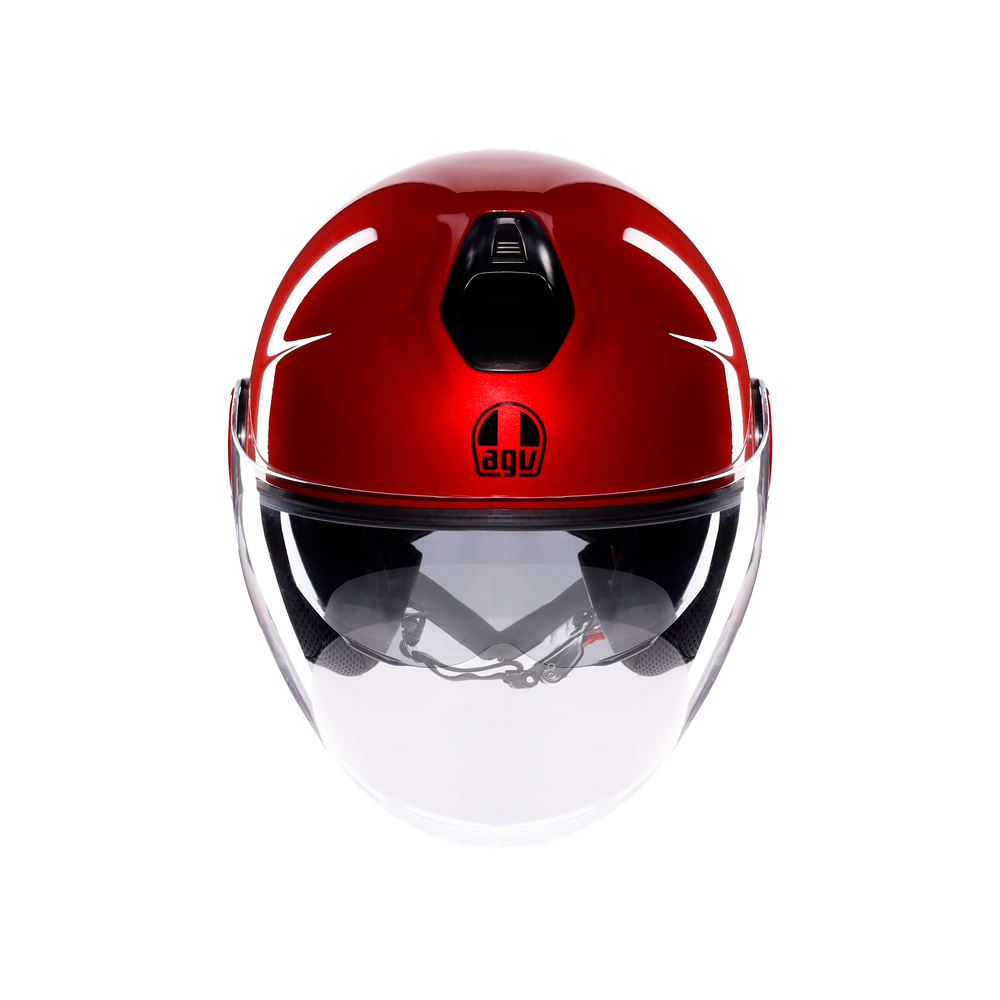 eteres-mono-corsa-red-motorbike-open-face-helmet-e2206 image number 1
