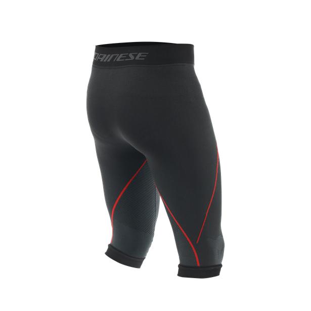 men-s-ski-thermal-base-layer-3-4-pants-black-red image number 1