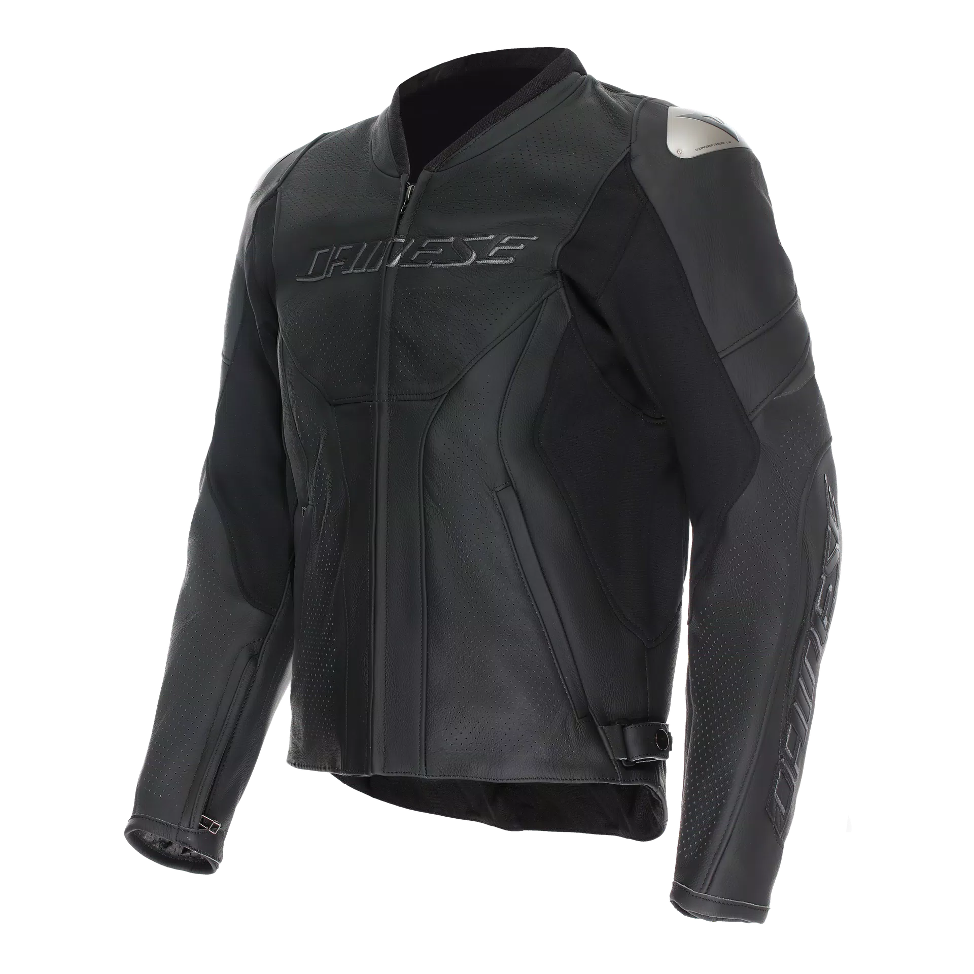 RACING 5 - MEN PERFORATED LEATHER MOTORCYCLE JACKET SHORT/TALL FIT (S/T)