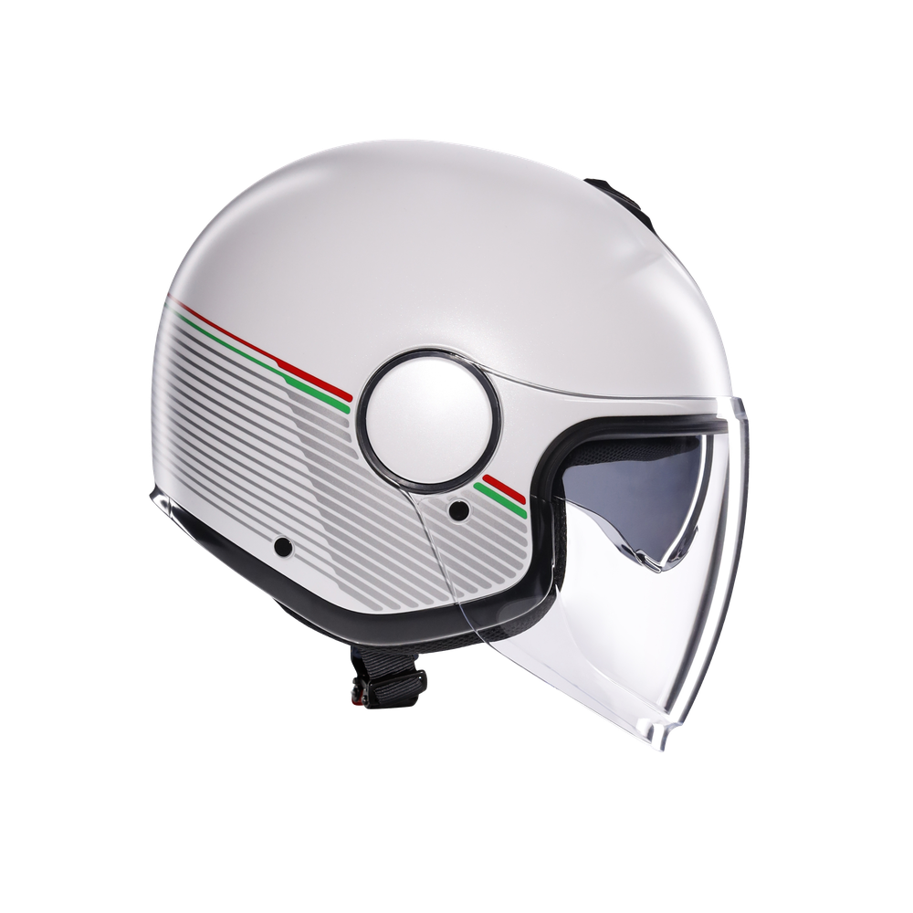 eteres-capoliveri-matt-white-italy-motorbike-open-face-helmet-e2206 image number 2