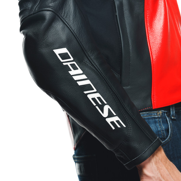 racing-4-leather-jacket-lava-red-black image number 9