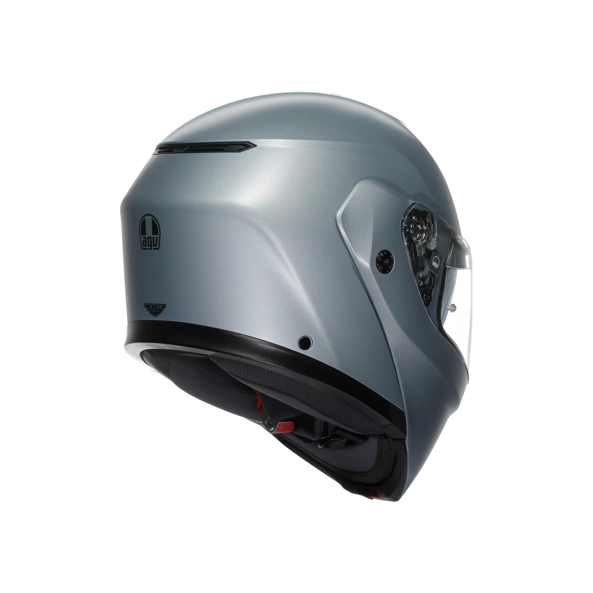 STREETMODULAR MONO MATT SILVER - MOTORBIKE FLIP UP HELMET DOT(E2206)