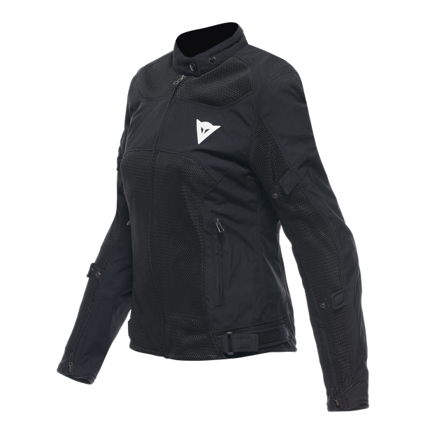 essential-air-tex-giacca-moto-estiva-in-tessuto-donna-black-black-white image number 0