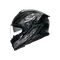 K7 AGV E2206 MPLK - DAMASCUS BLACK/SILVER