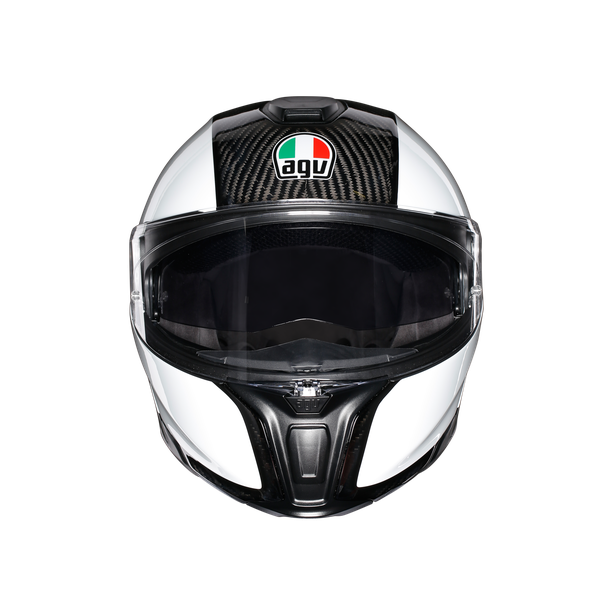 sportmodular-carbon-white-casco-moto-modular-e2205 image number 1