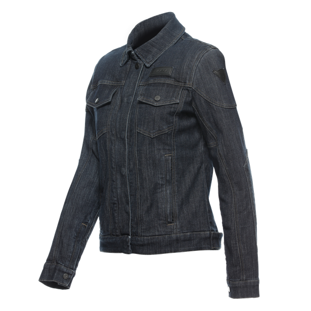 denim-tex-giacca-moto-in-tessuto-donna-blue image number 0