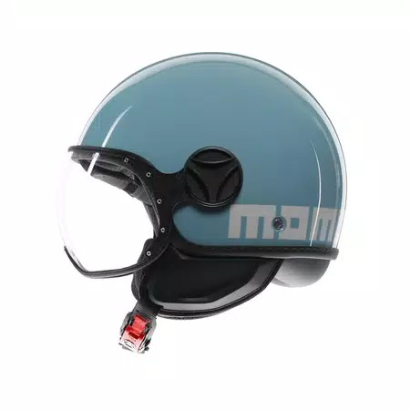 MOMODESIGN FGTR CLASSIC SKY BLUE / WHITE - JET HELMET WITH VISOR E2206 -  - 4