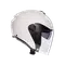 IRIDES MONO MATERIA WHITE - MOTORBIKE OPEN FACE HELMET E2206