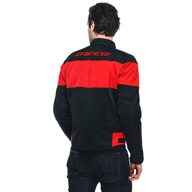 elettrica-air-tex-giacca-moto-in-tessuto-uomo-black-black-lava-red image number 2