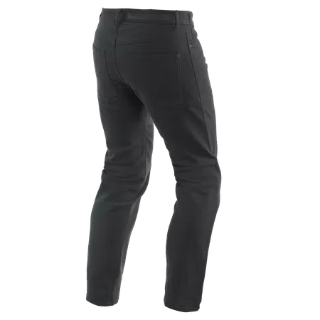 CASUAL SLIM - MEN'S MOTORCYCLE PANTS IN FABRIC - BLACK - 2