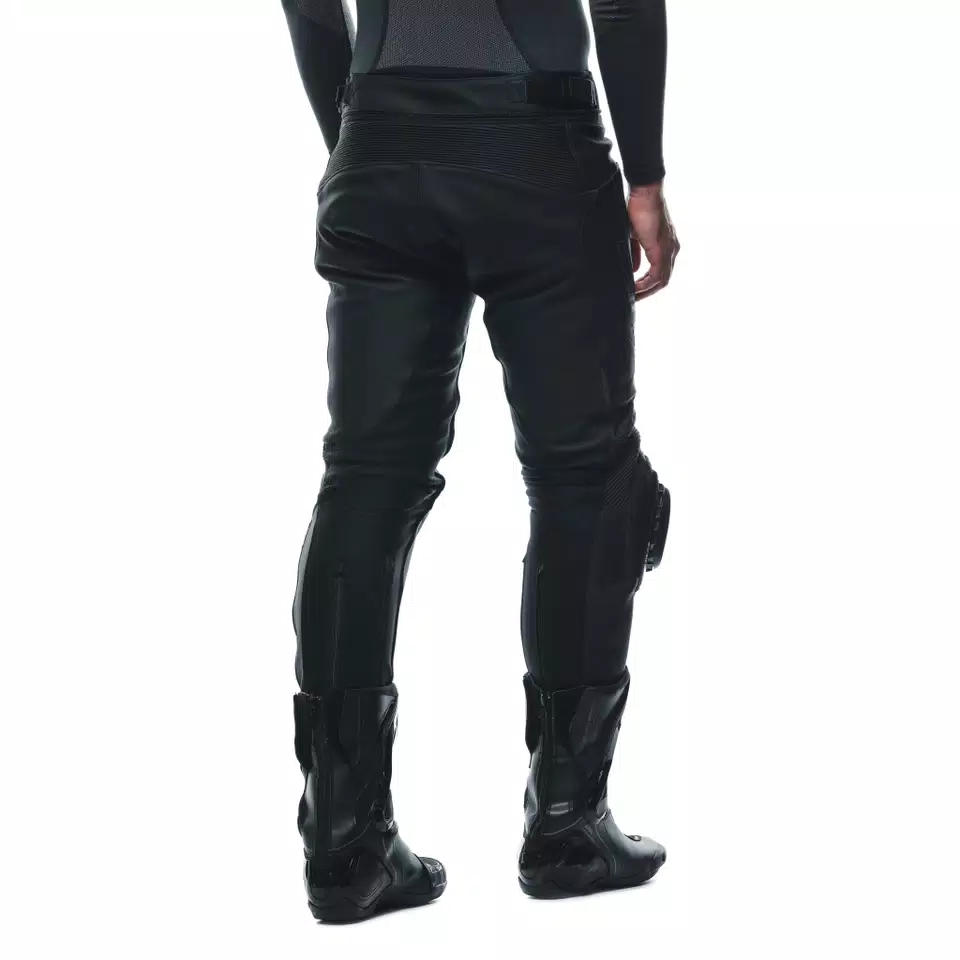 DELTA 4 - MEN'S MOTORCYCLE LEATHER PANTS - BLACK/BLACK - 8