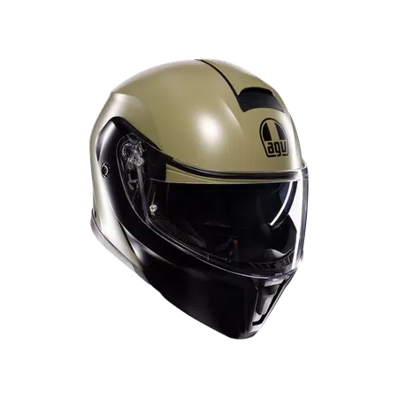STREETMODULAR MONO MATT PASTELLO GREEN/BLACK - MOTORBIKE FLIP UP HELMET E2206 -  - 1
