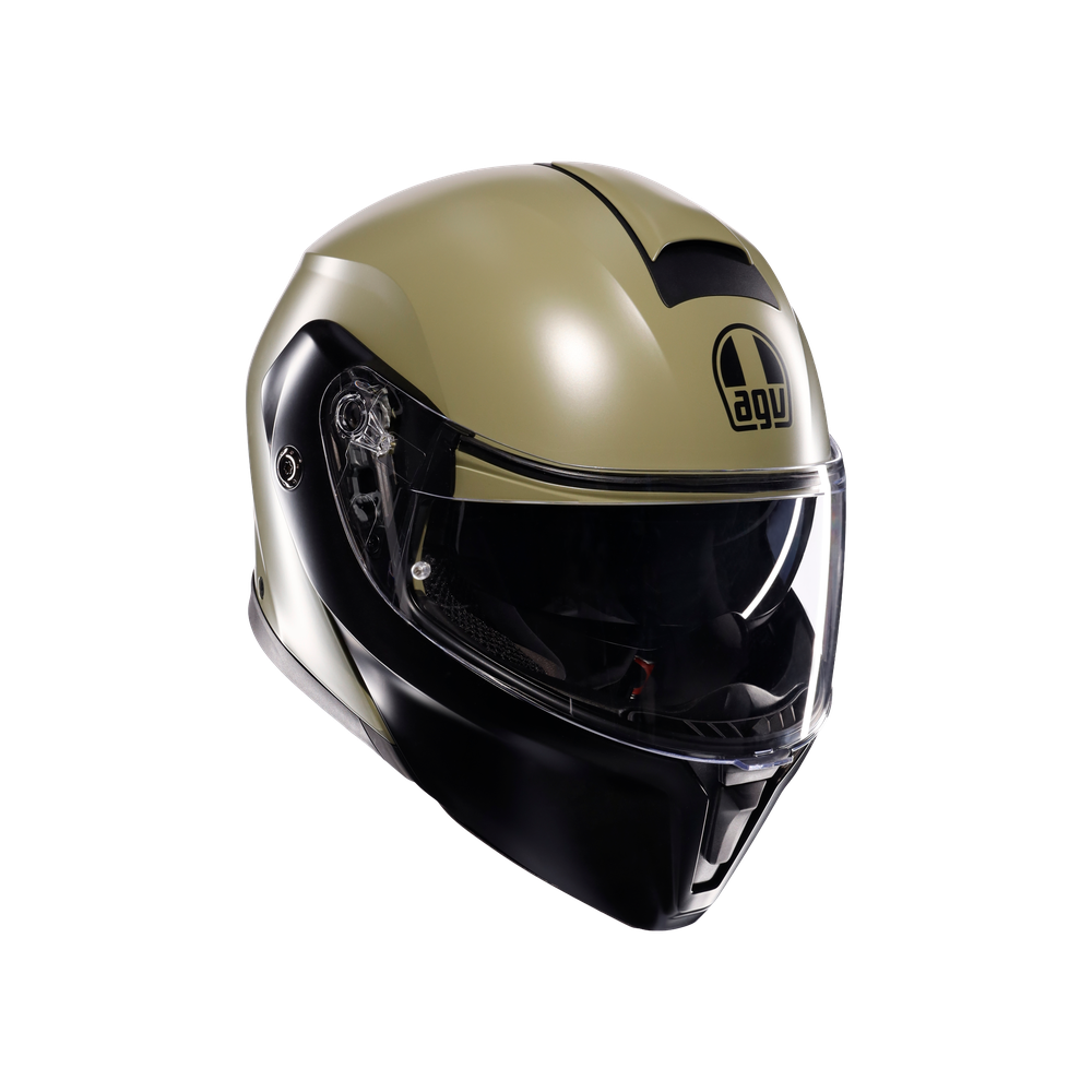 streetmodular-mono-matt-pastello-green-black-casco-moto-modular-e2206 image number 0