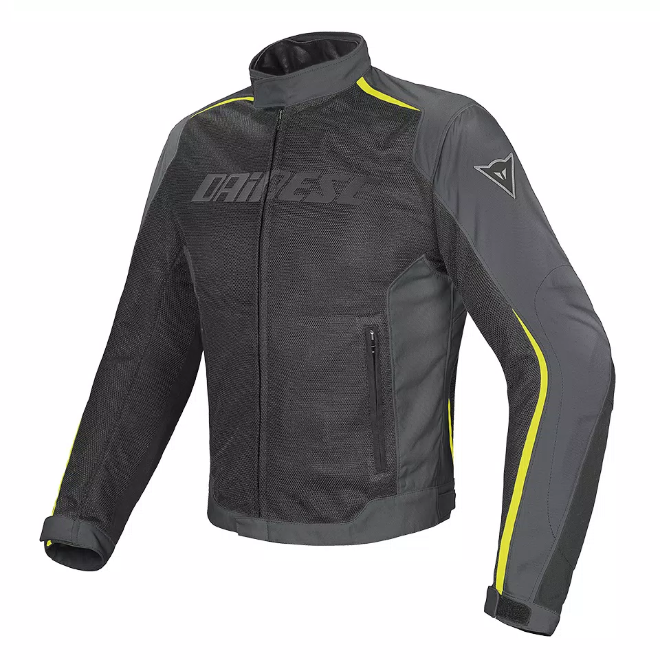 HYDRA FLUX D-DRY JACKET - BLACK/DARK-GULL-GRAY/FLUO-YELLOW - 1