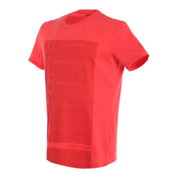 LEAN-ANGLE T-SHIRT RED- Casual Wear