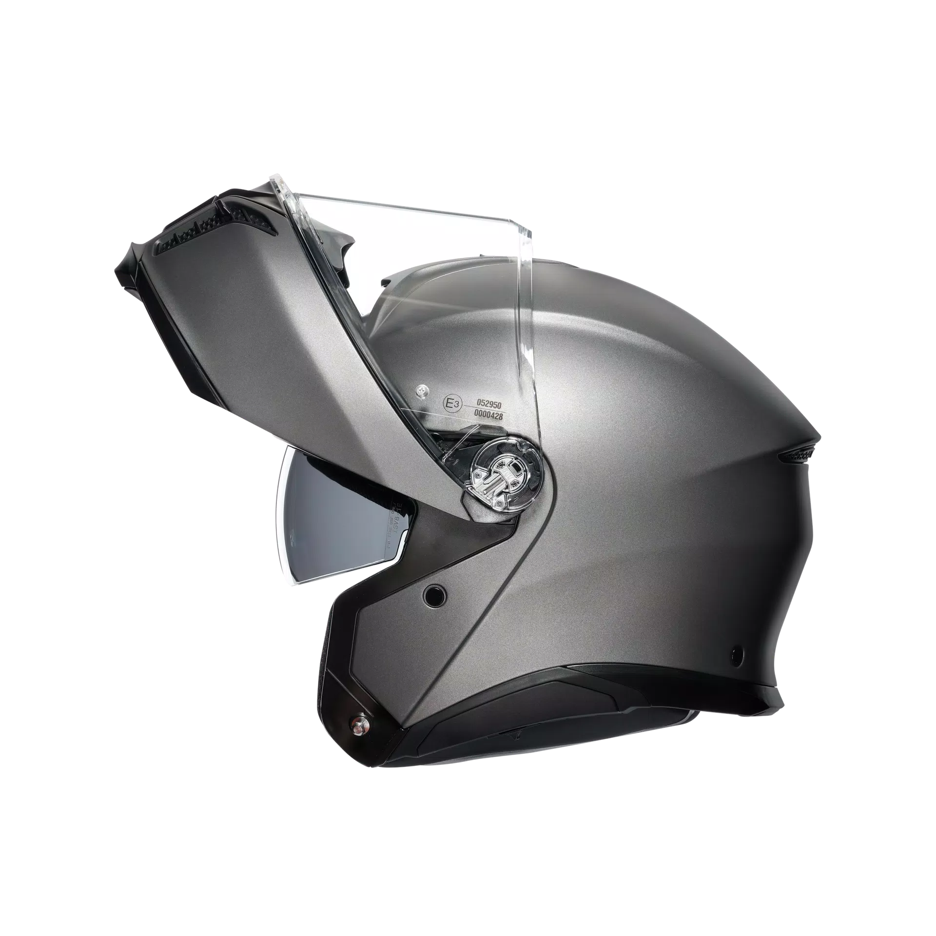 TOURMODULAR LUNA GREY MATT - CASQUE MOTO MODULAIRE E2206