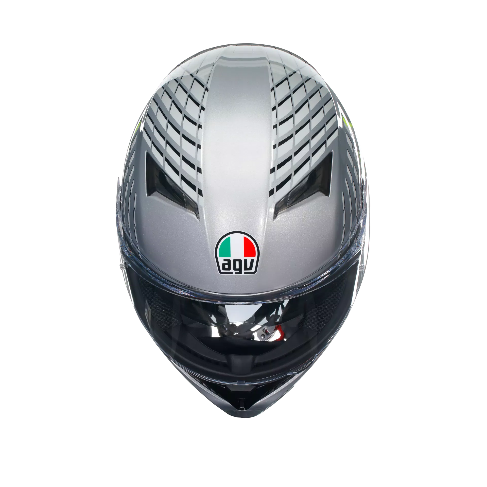 K3 FORTIFY GREY/BLACK/YELLOW FLUO - CASQUE MOTO INTÉGRAL E2206