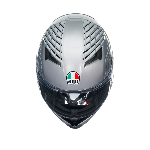 k3-fortify-grey-black-yellow-fluo-motorrad-integral-helm-e2206 image number 6