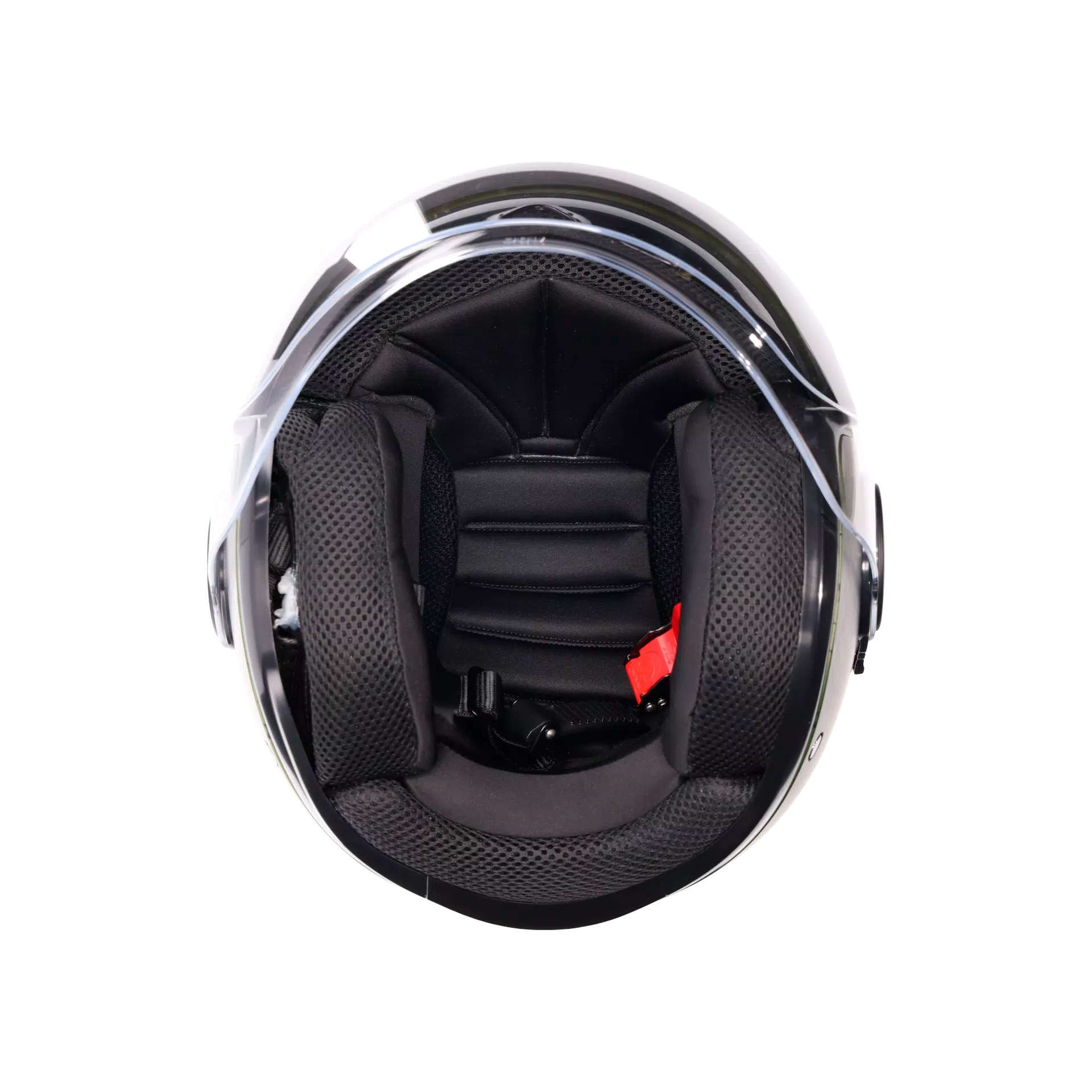 ETERES ANDORA MATT GREEN/BLACK - CASQUE MOTO JET E2206