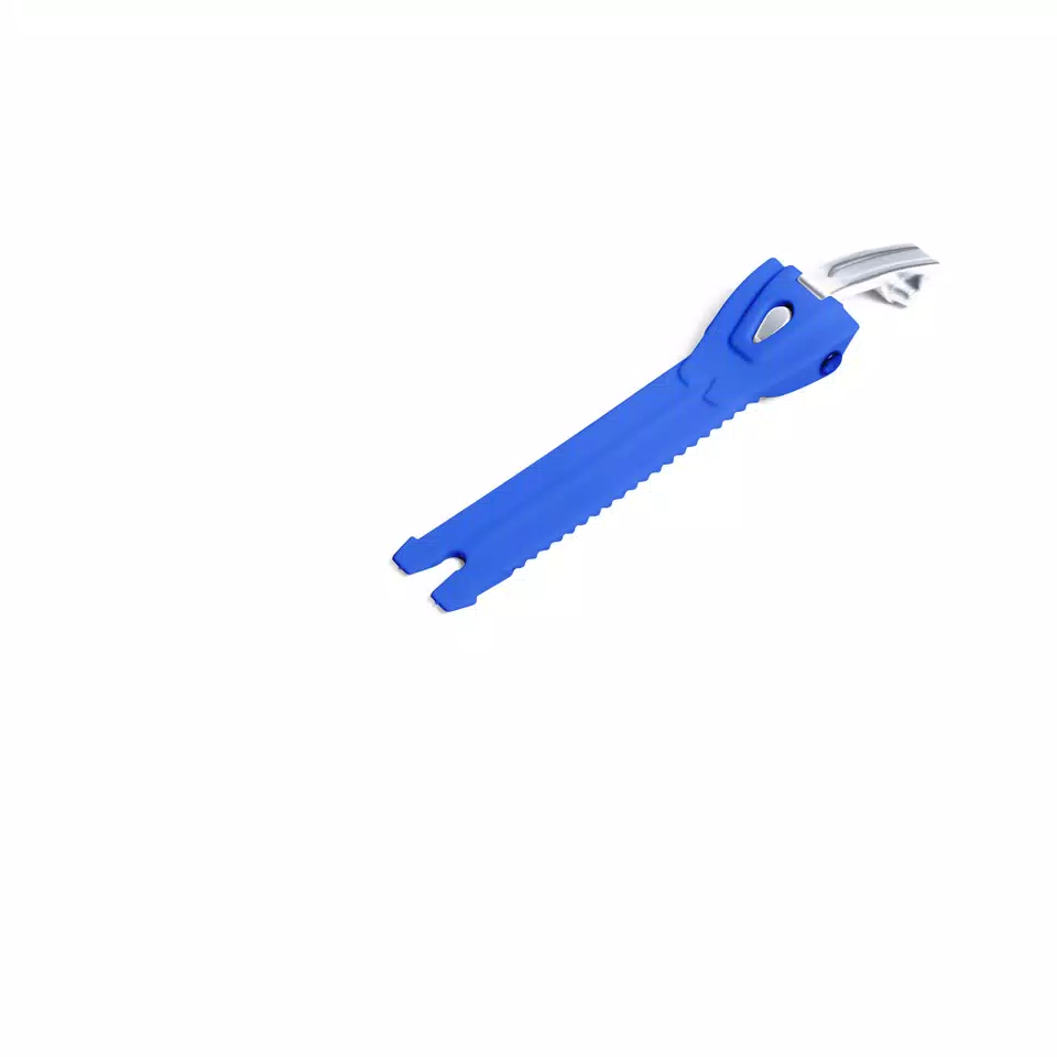 BANDA DI CHIUSURA CON TIRETTO IN ALLUMINIO S cm12,5 PER COMP EVO 2 - INDIGO BLU/BIANCO -  - 1