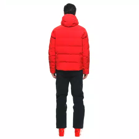 MEN'S WATERPROOF SKI DOWN JACKET - FIRE-RED - 5