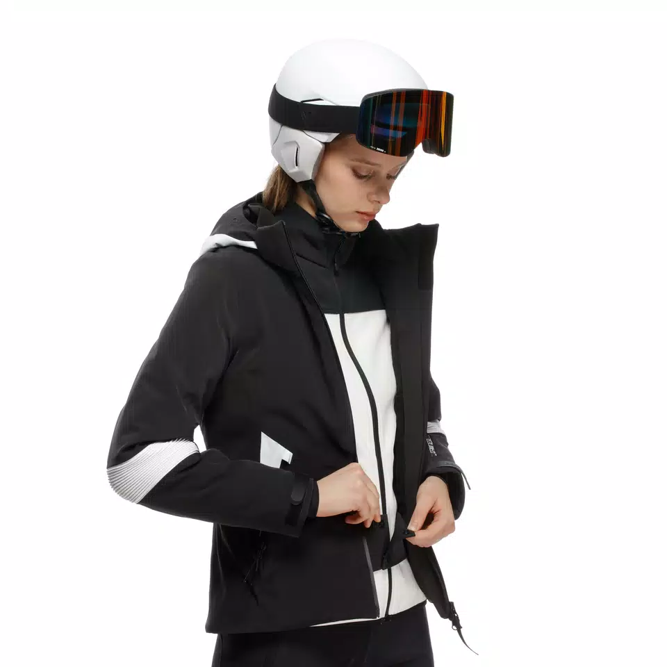 SPEED DEMON LAB DOMEAIR™ PRO - WOMEN’S SKI JACKET - STRETCH-LIMO/WHITE - 8