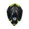 AX9 STEPPA CARBON/GREY/YELLOW FLUO - CASQUE MOTO INTÉGRAL E2206