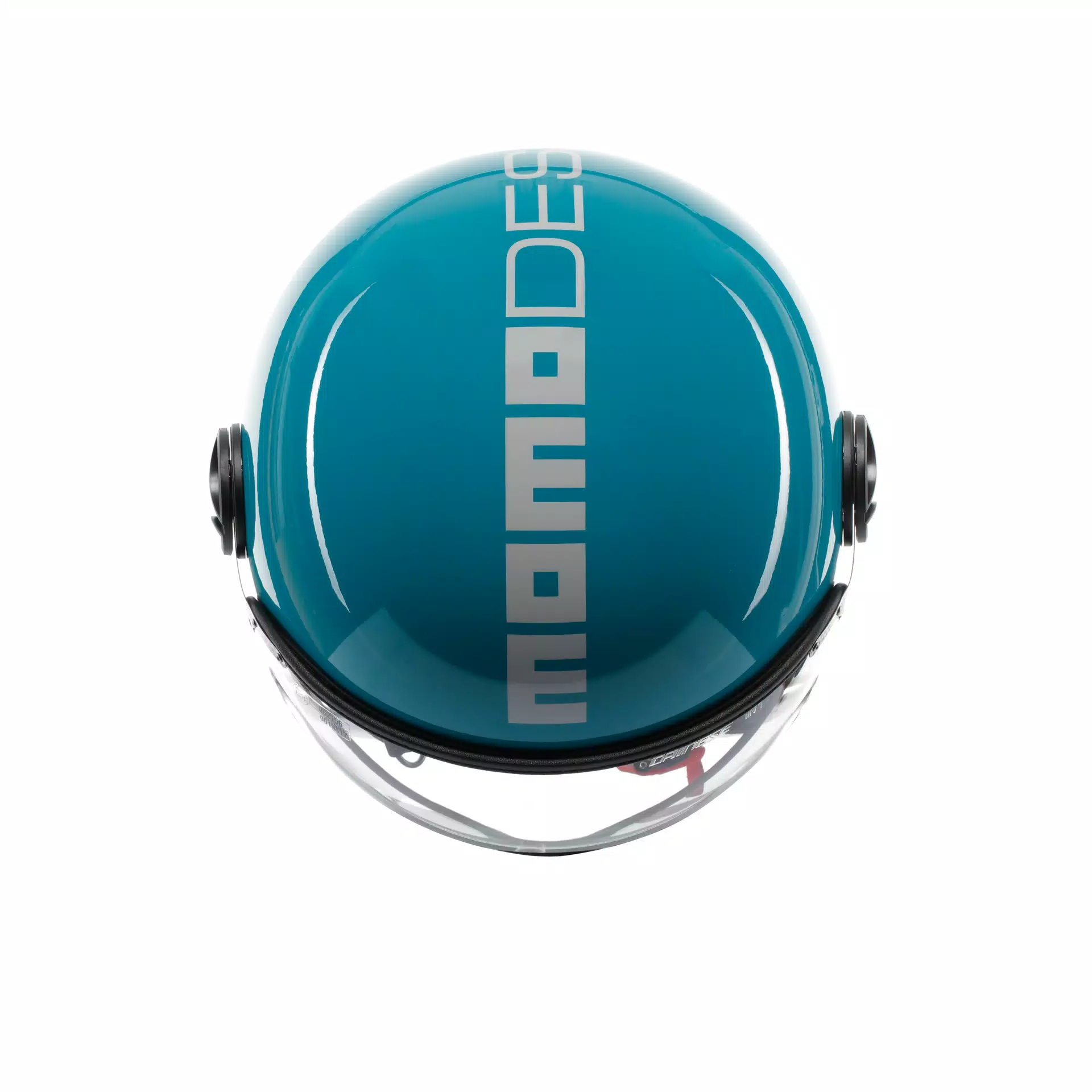 MOMODESIGN FGTR CLASSIC CANDY LAKE BLUE / WHITE - JET HELMET WITH VISOR E2206