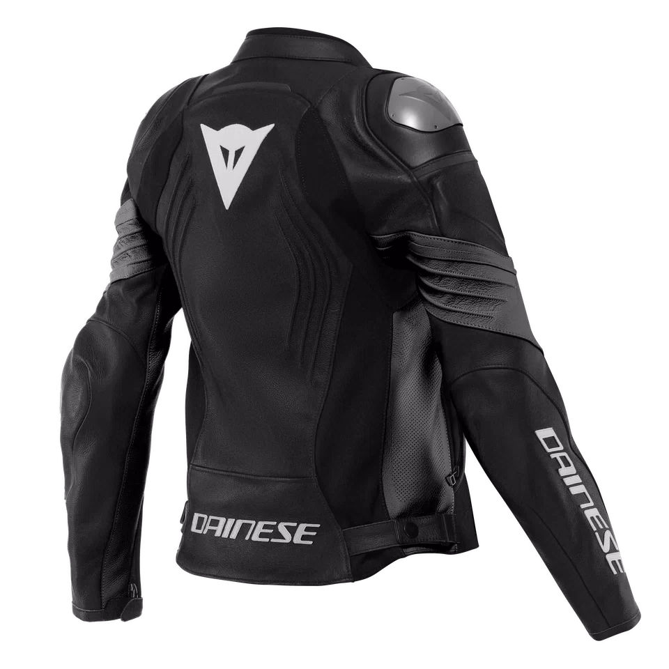 RACING 4 LADY LEATHER JACKET PERF. | BLACK/BLACK | Dainese