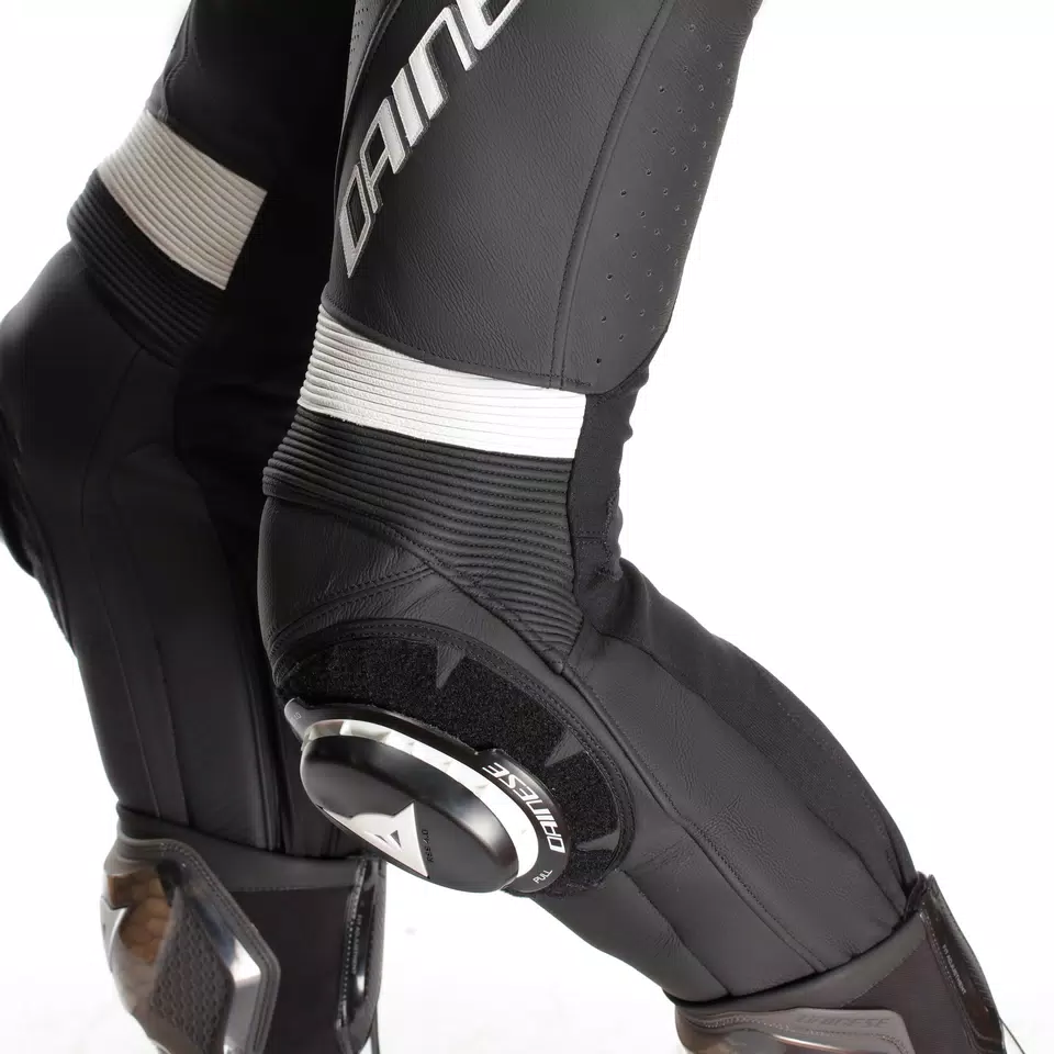 LAGUNA SECA 6 PERF 1PC LEATHER SUIT - BLACK/WHITE/ANTHRACITE - 15