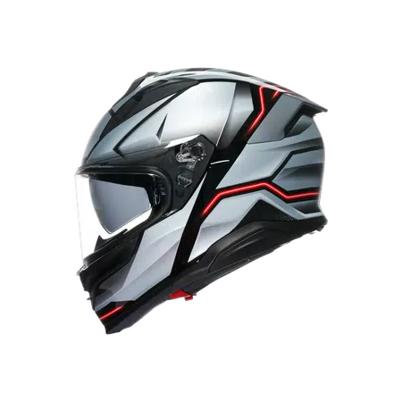 K7 AGV DOT(E2206) MPLK - JAEGER BLACK/SILVER -  - 4