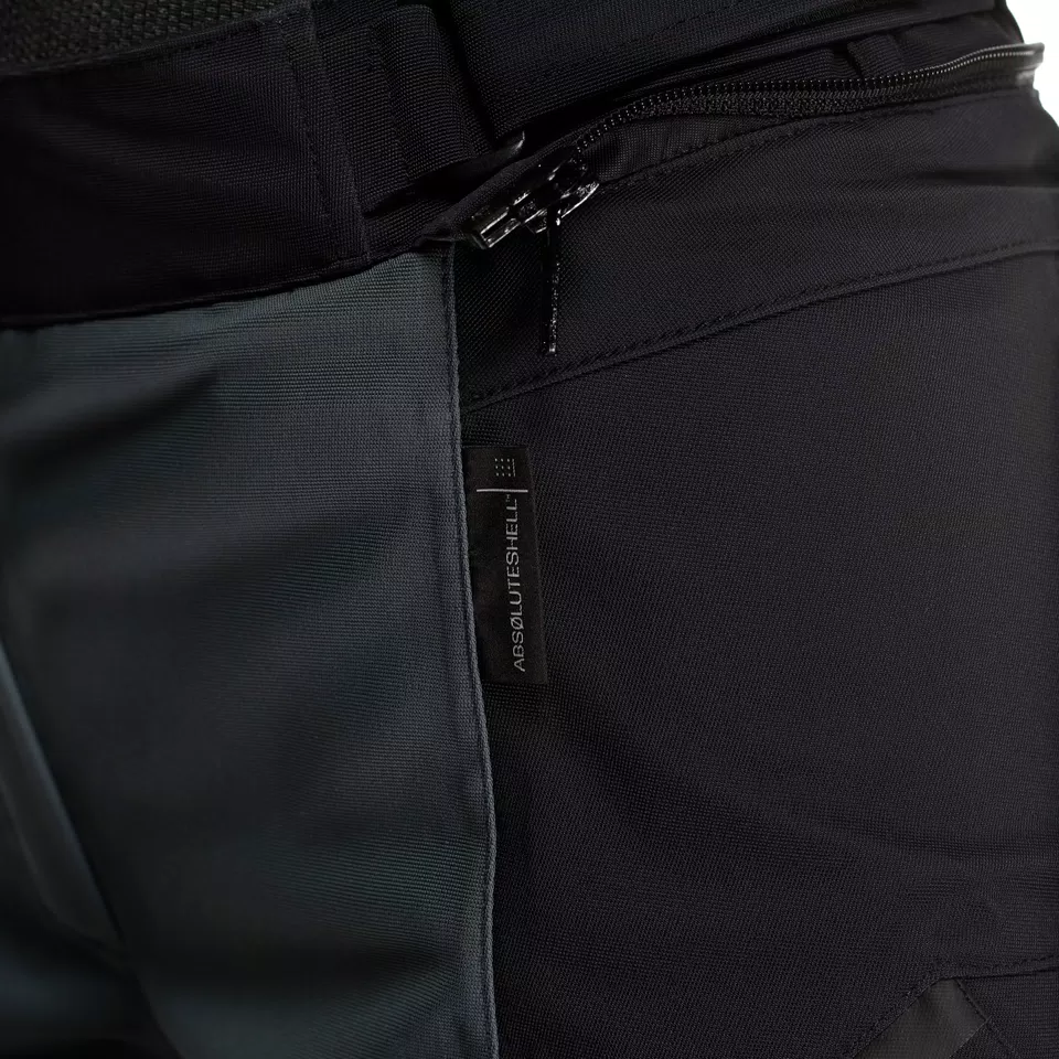 MANGEN ABSØLUTESHELL™ PRO - WOMEN'S TOURING MOTORCYCLE PANTS - EBONY/BLACK - 9
