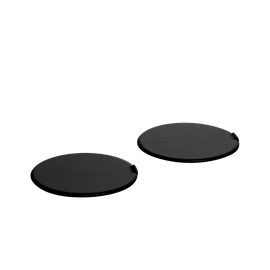 PAINTED SCREW COVERS ORBYT - BLACK GLOSSY 