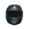 K3 MATT BLACK - MOTORBIKE FULL FACE HELMET E2206