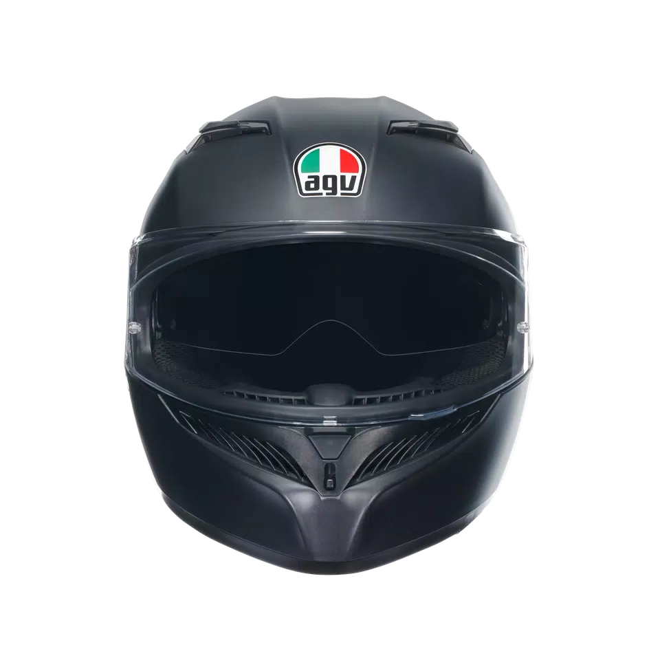 K3 MATT BLACK - MOTORBIKE FULL FACE HELMET E2206 -  - 2