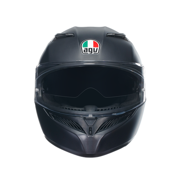 k3-matt-black-motorbike-full-face-helmet-e2206 image number 1