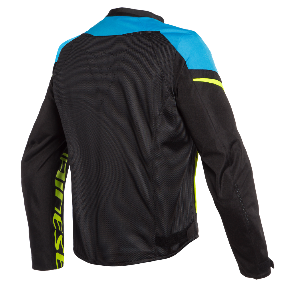 bora-air-tex-jacket-black-fire-blue-fluo-yellow image number 1