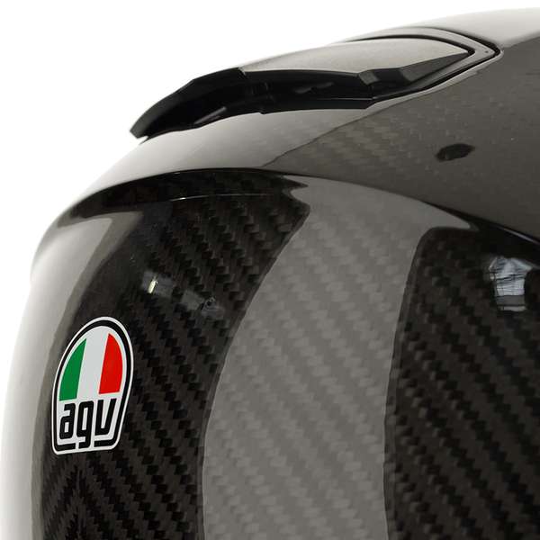 Casco modulare Sportmodulabile AGV Aero Carbon Red in fibra di carbonio. È  il casco di alta gamma del marchio in caschi modulari. PH Foto stock - Alamy