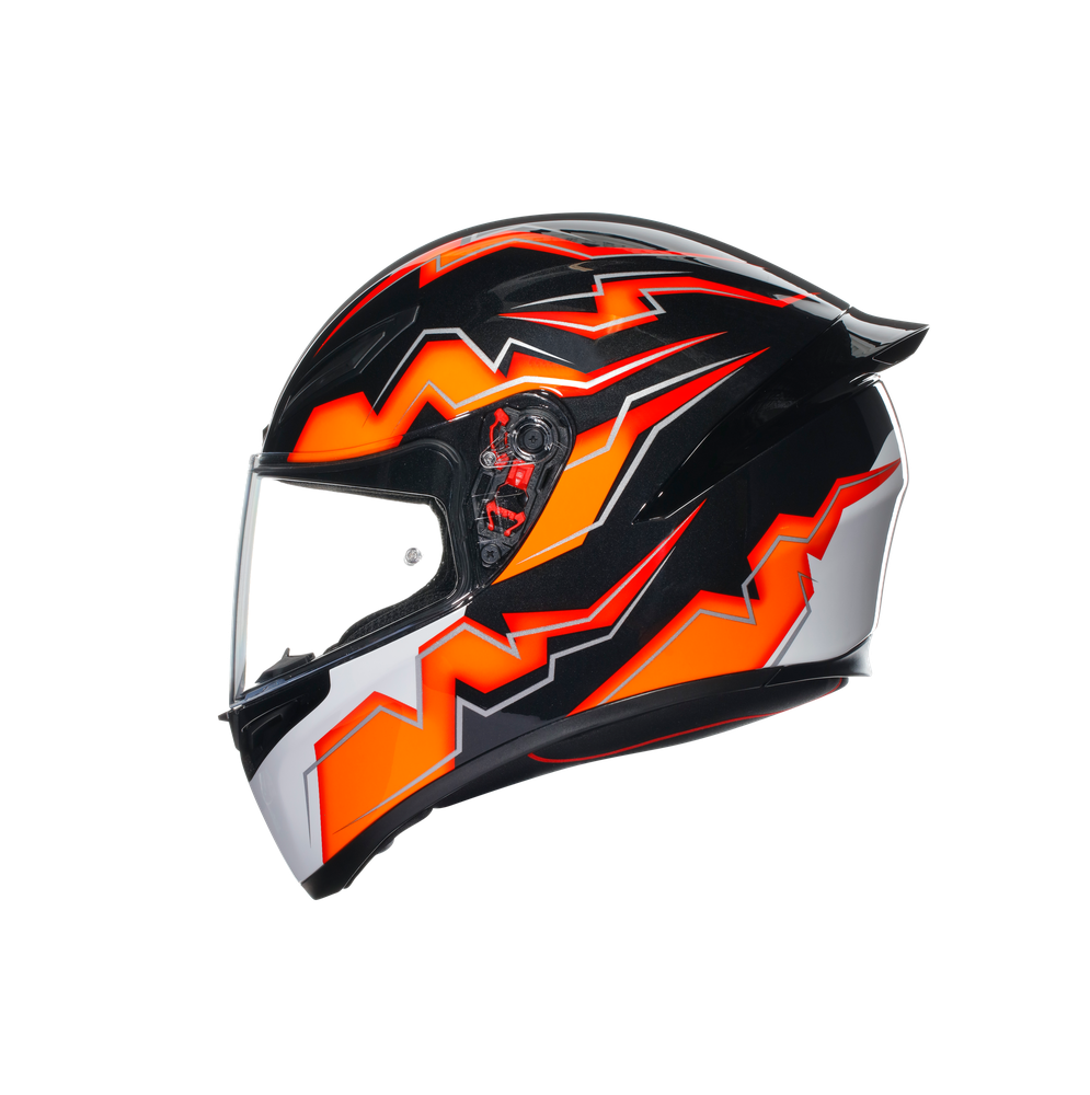 k1-s-kripton-black-orange-motorbike-full-face-helmet-e2206 image number 3