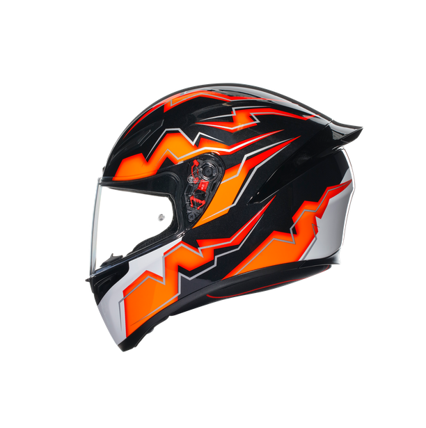 k1-s-kripton-black-orange-motorbike-full-face-helmet-e2206 image number 3
