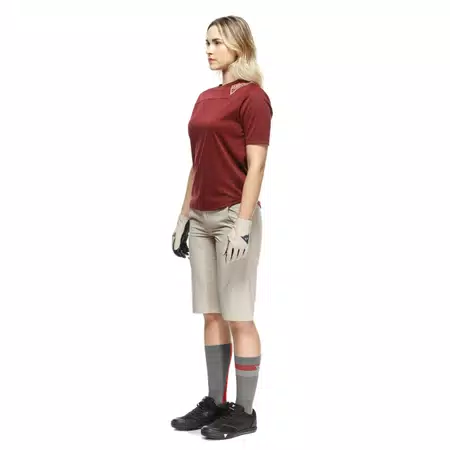 HG OMNIA - PANTALONCINI BICI DONNA - BEIGE - 4